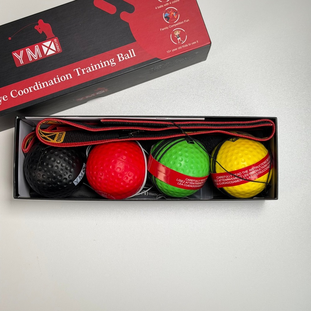YMX Boxing Hand-Eye Coordination Training Balls Multicolor Reflex Ball